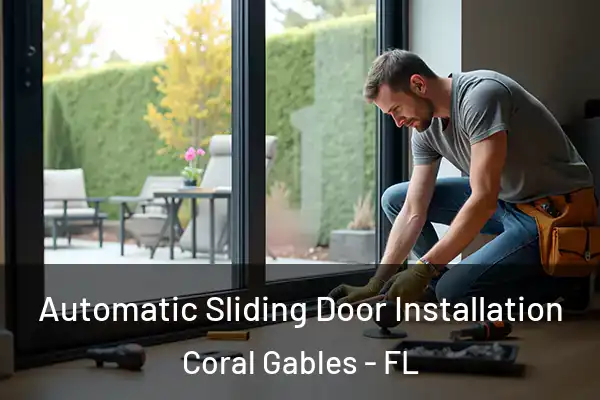 Automatic Sliding Door Installation Coral Gables - FL