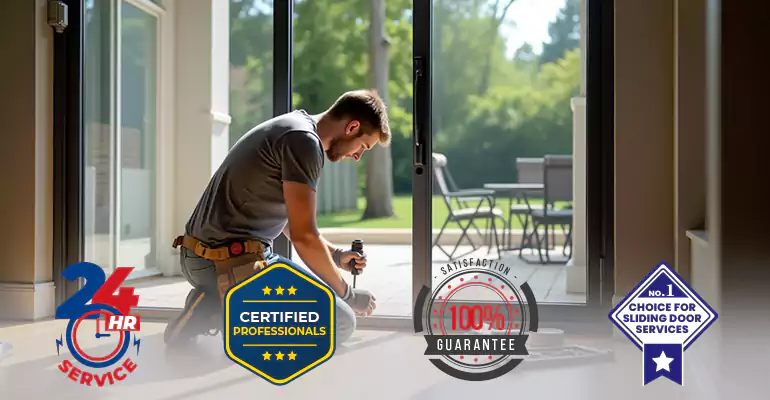 Sliding Door Strike Plate Repair in Coral Gables